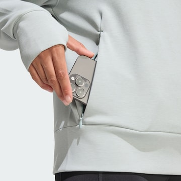 ADIDAS PERFORMANCE Sportsweatshirt 'Designed-for-Training Warm-Up Crewneck' in Grün