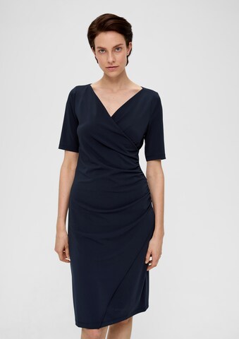 s.Oliver BLACK LABEL Kleid in Blau: Vorderseite