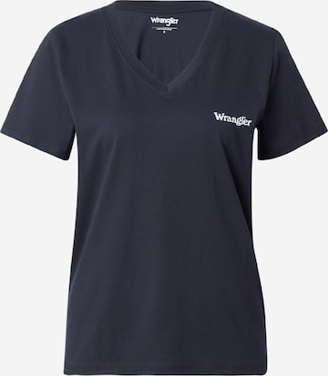 T-shirt 'MAUVEWOOD' WRANGLER en noir : devant