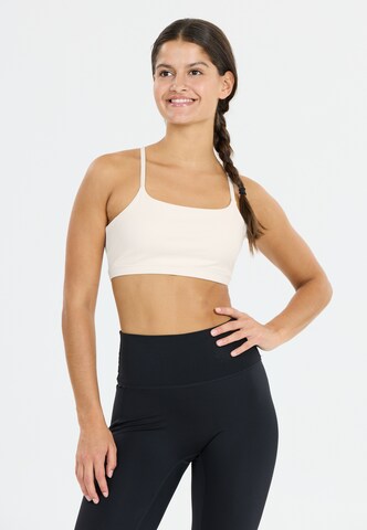 Athlecia Low support Sport bh in Wit: voorkant