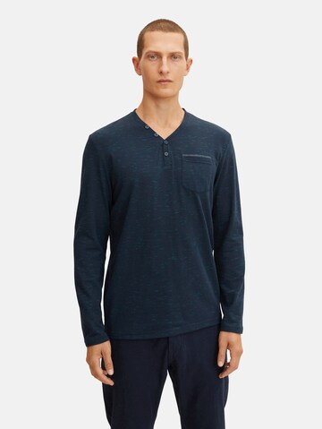 TOM TAILOR Shirt in Blauw: voorkant