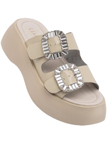 Limoya - Zapatos abiertos 'Daina' en beige: frente