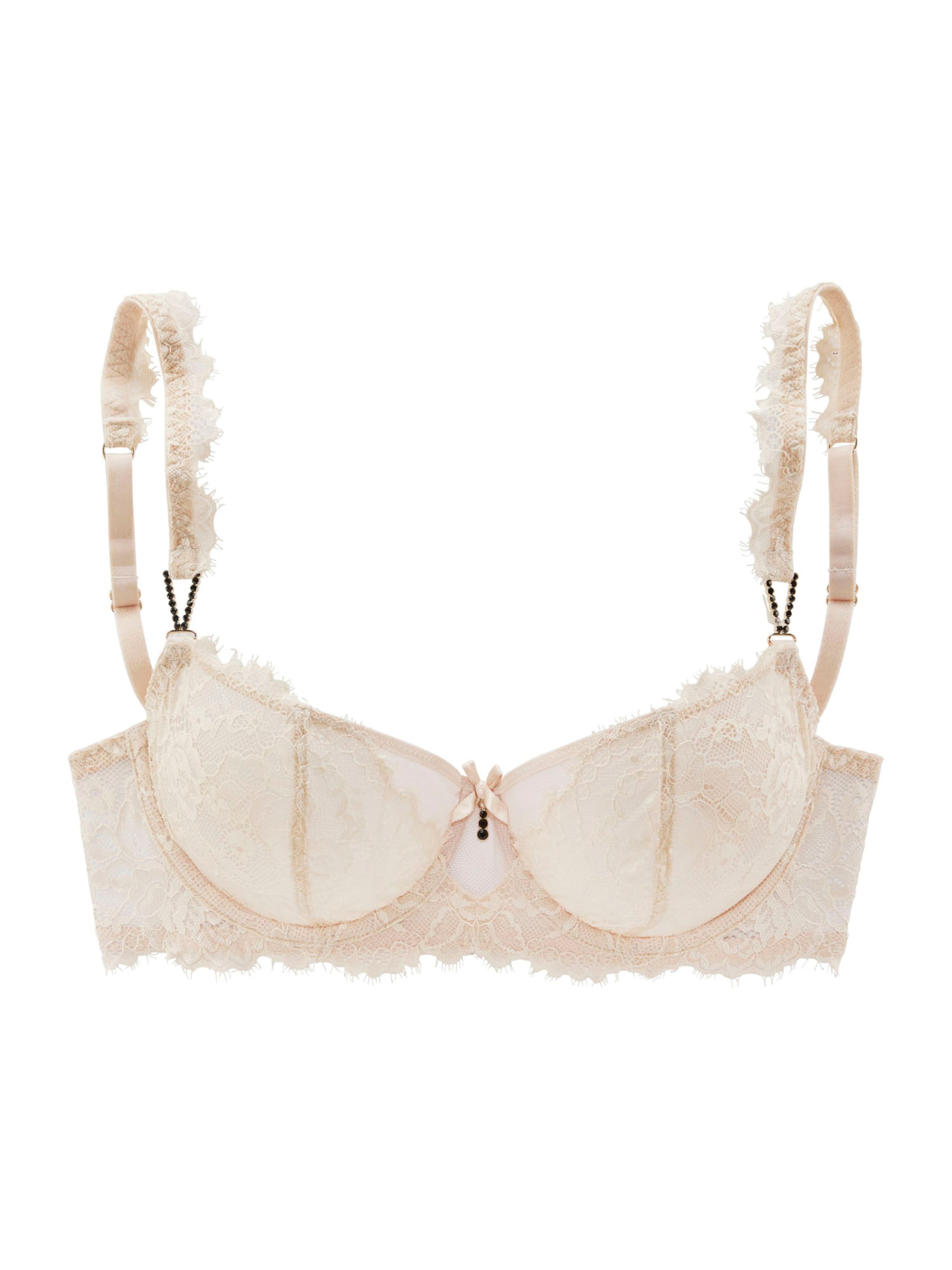 LASCANA Balconette Bra in Beige: front