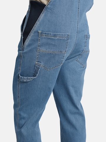 Jan Vanderstorm Regular Latzjeans 'Kearon' in Blau