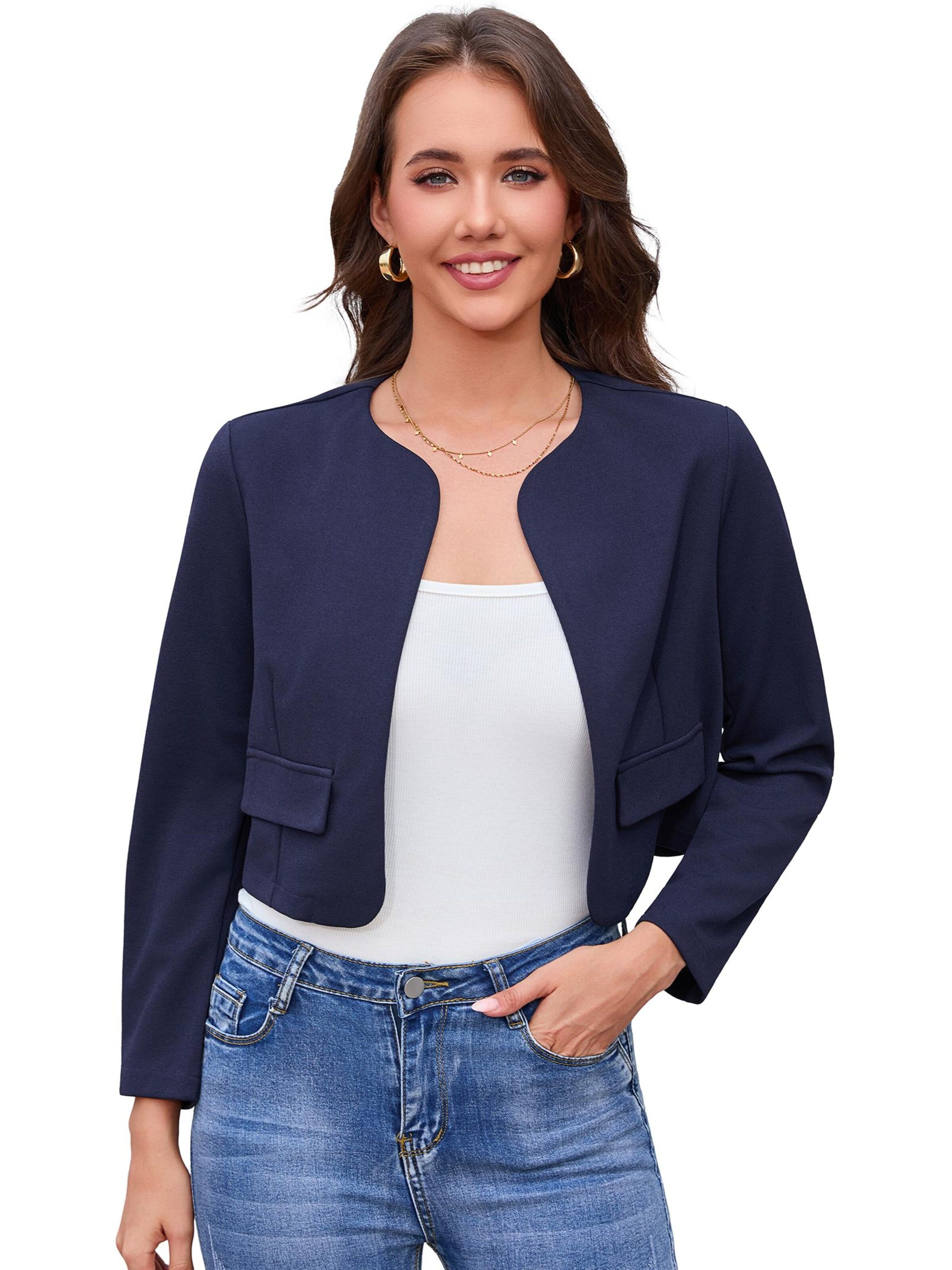 Yesfashion Blazer‌‌‌‌‌‌‌‌‌‌ in Blau: Vorderseite