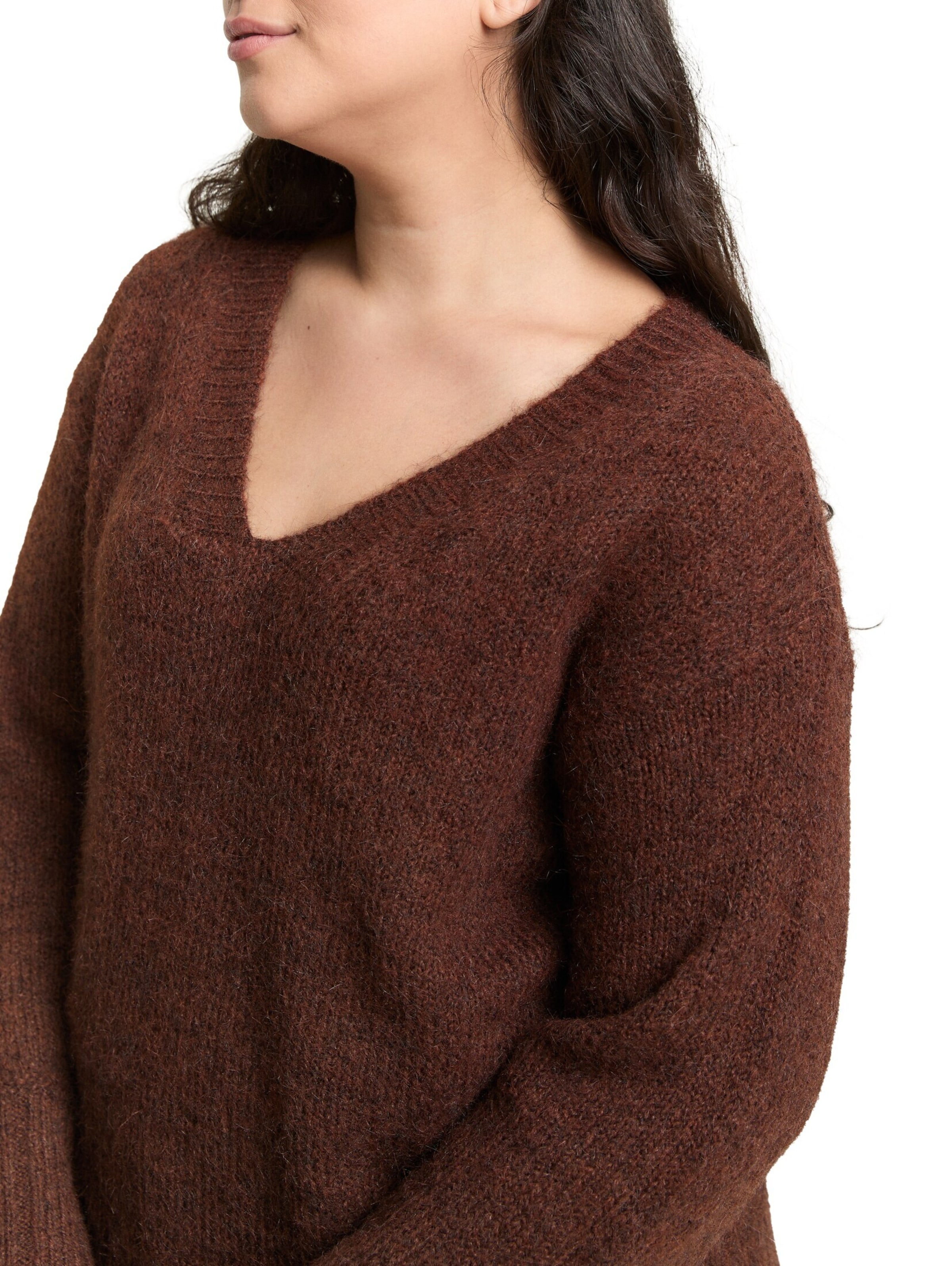 Tom Tailor Women + Sweater in Brown