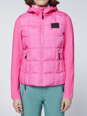 CHIEMSEE Jacke ' im Materialmix ' in Pink