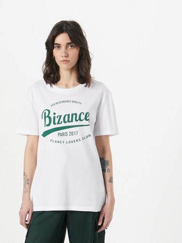 balts Bizance Paris T-Krekls 'THOMAS': no priekšpuses