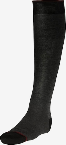 Boggi Milano Knee High Socks in Grey: front