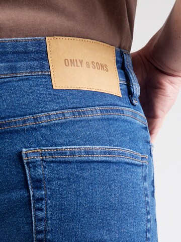Only & Sons - Slimfit Vaquero 'ONSPLY' en azul