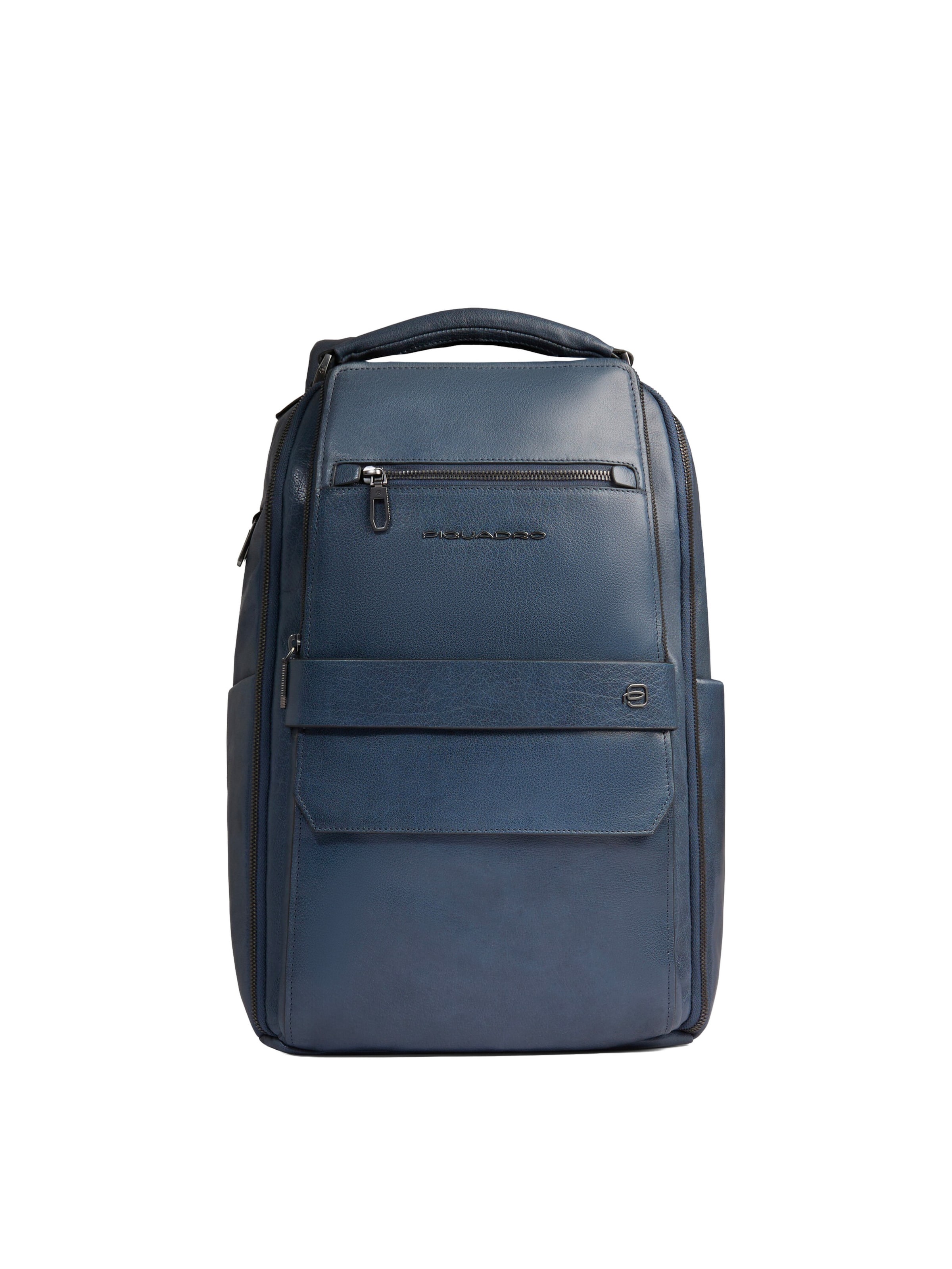 Piquadro Rugzak in Blauw: voorkant