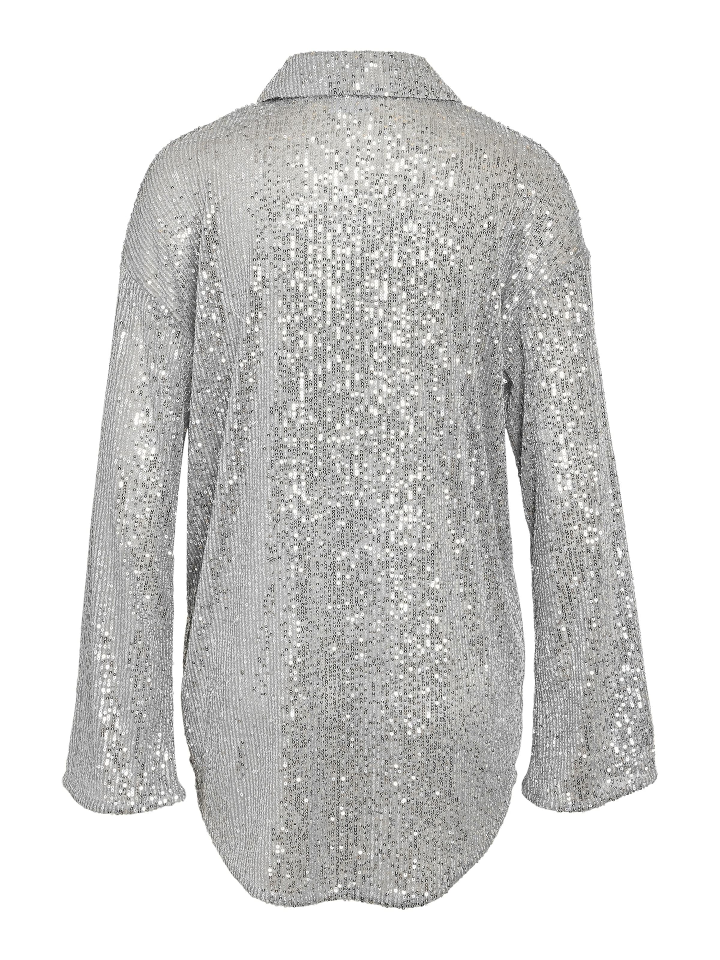 Noisy may Blouse 'NMSCARLET' in Silver