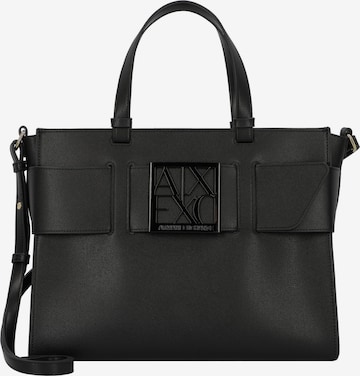 Cabas ARMANI EXCHANGE en noir : devant