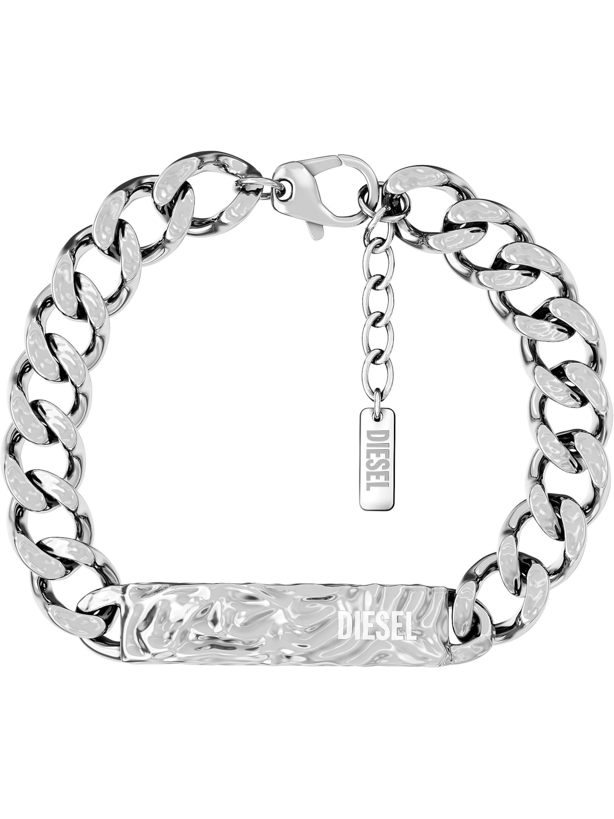 DIESEL Armband in One Size in silber, Produktansicht