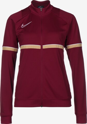 Vestes d’entraînement NIKE en rouge : devant