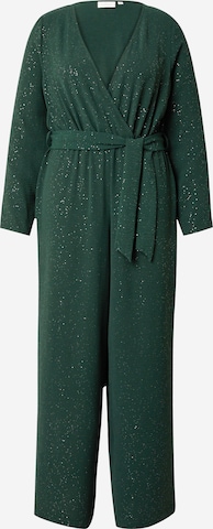 Tuta jumpsuit 'JOSEE' di ONLY Carmakoma in verde: frontale