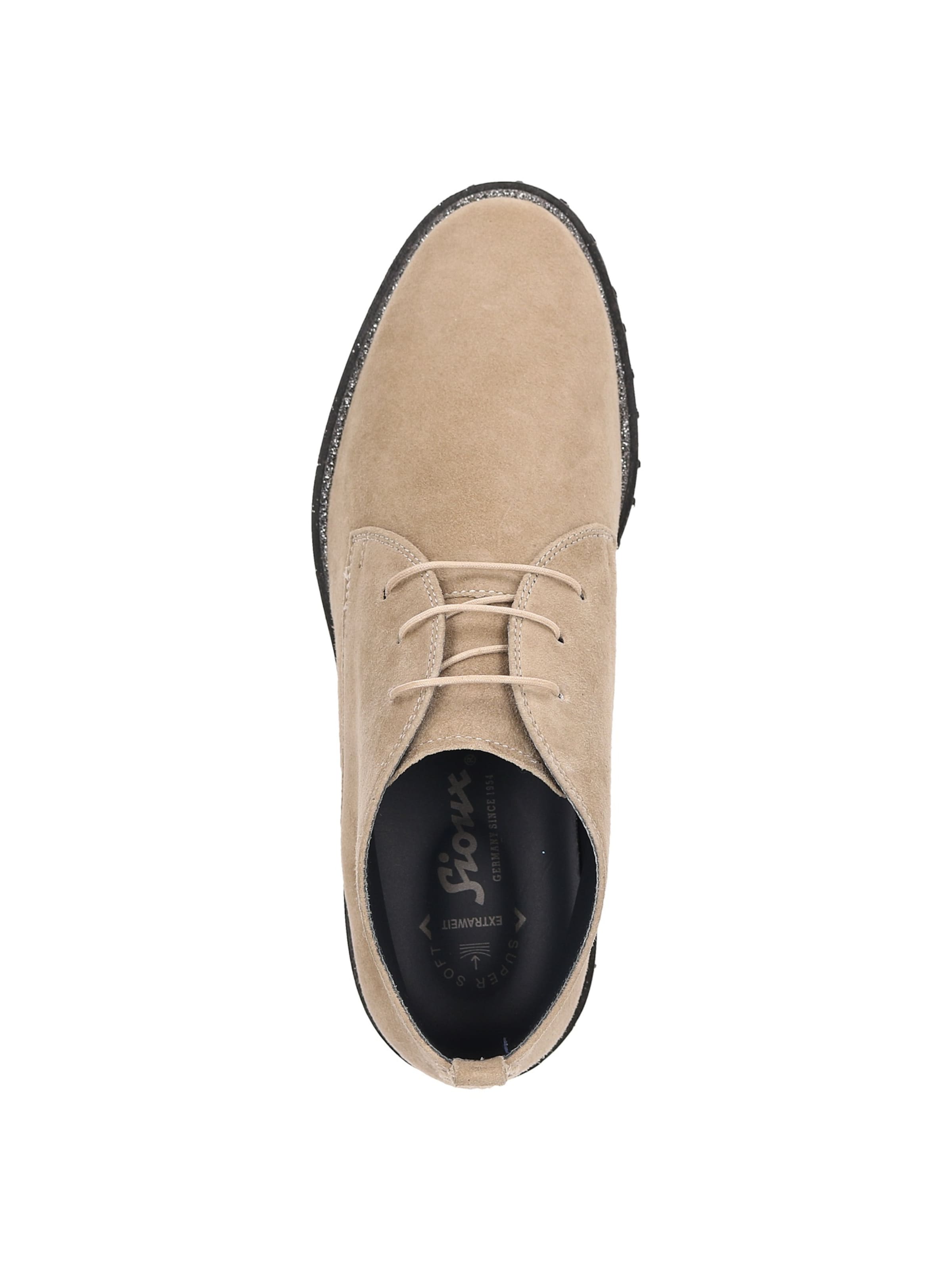 SIOUX Lace-up bootie ' Meredith-702-H ' in Beige