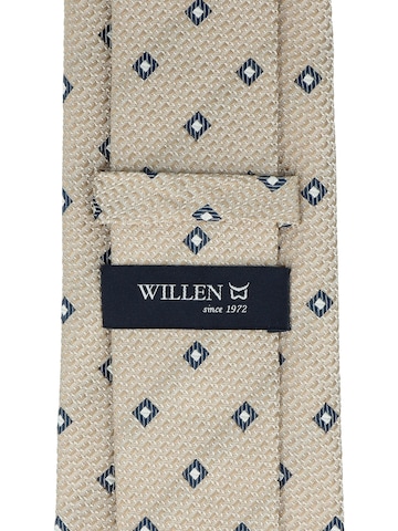 WILLEN Krawatte 'Minimal Struktur'‌‌‌‌‌‌ in Beige