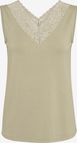 Haut 'Trulla' Cream en vert : devant