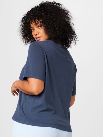 Tommy Jeans Curve Tričko – modrá