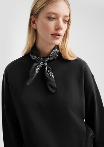 QS Sweatshirt in Schwarz