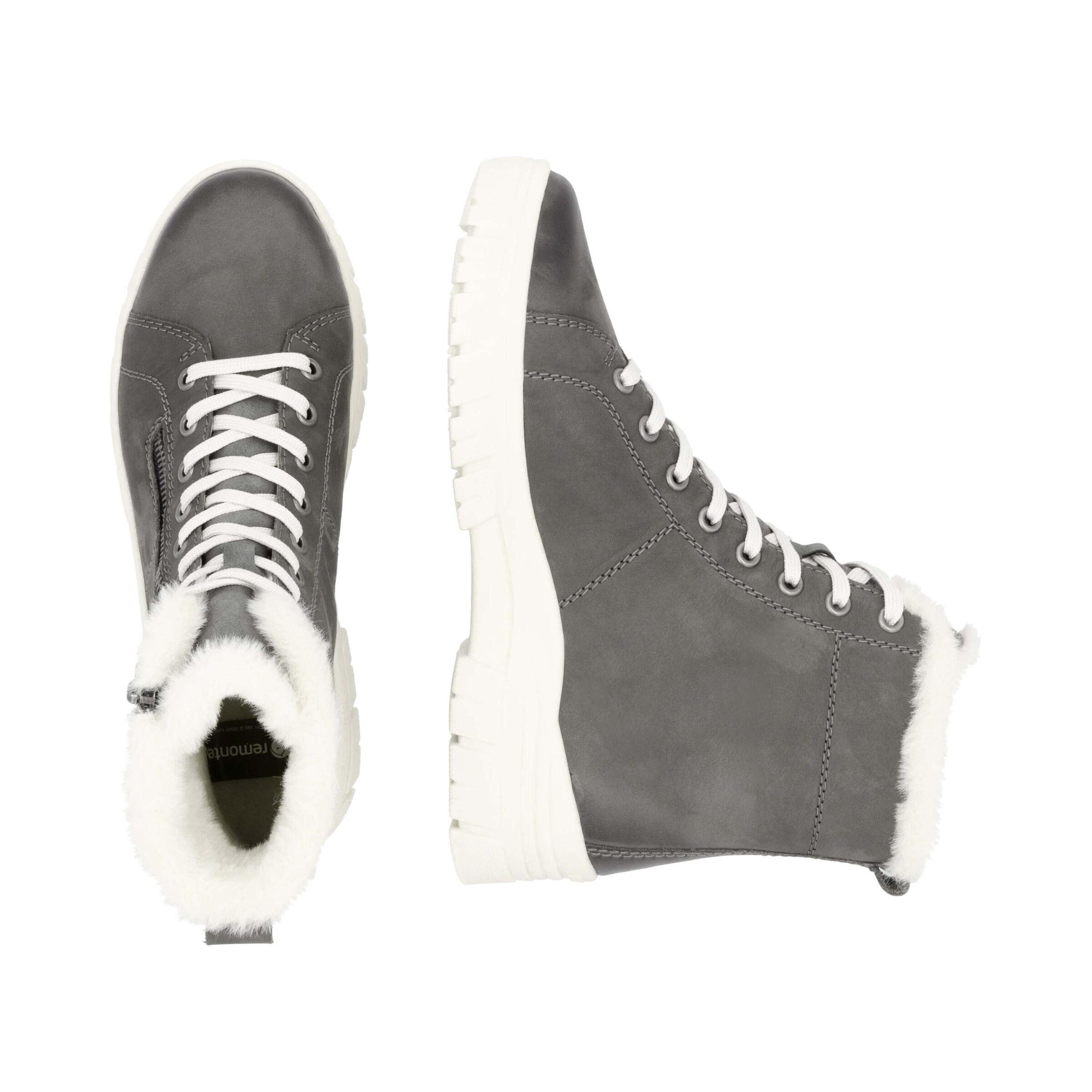 REMONTE Schnürstiefelette in Grau