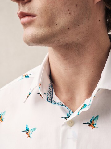 Next Regular fit Button Up Shirt in White