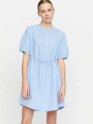Robe-chemise ' Ebbi ' Soft Rebels en bleu : devant