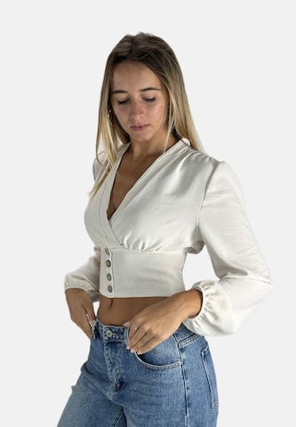 Elara Blouse in Beige