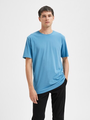 SELECTED HOMME - Camisa 'Aspen' em azul: frente