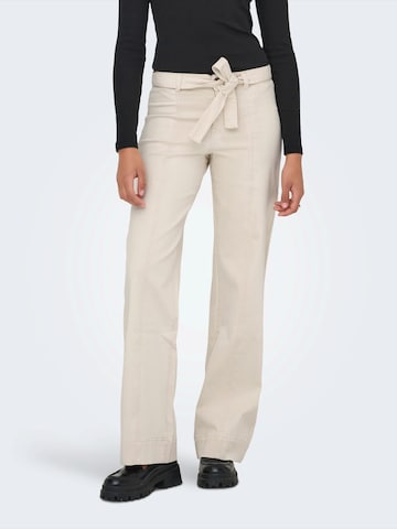 ONLY Wide leg Pants 'ONLMadison-Missouri' in Grey: front