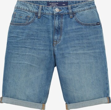 Jeans 'Josh' de la TOM TAILOR pe albastru: față