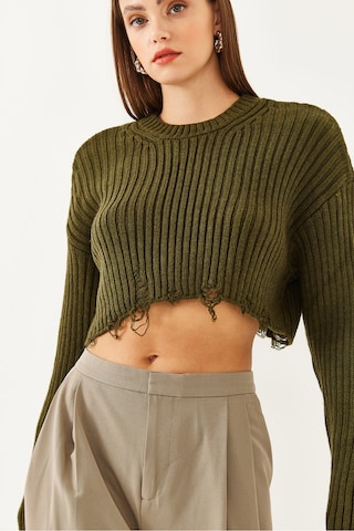 Bianco Lucci Pullover i grøn