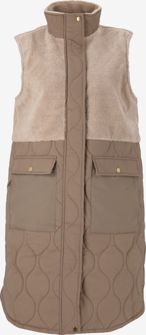Weather Report Sports Vest 'Hollie' in Brown: front