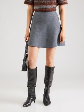 Jupe 'ONLAMA' ONLY en gris : devant