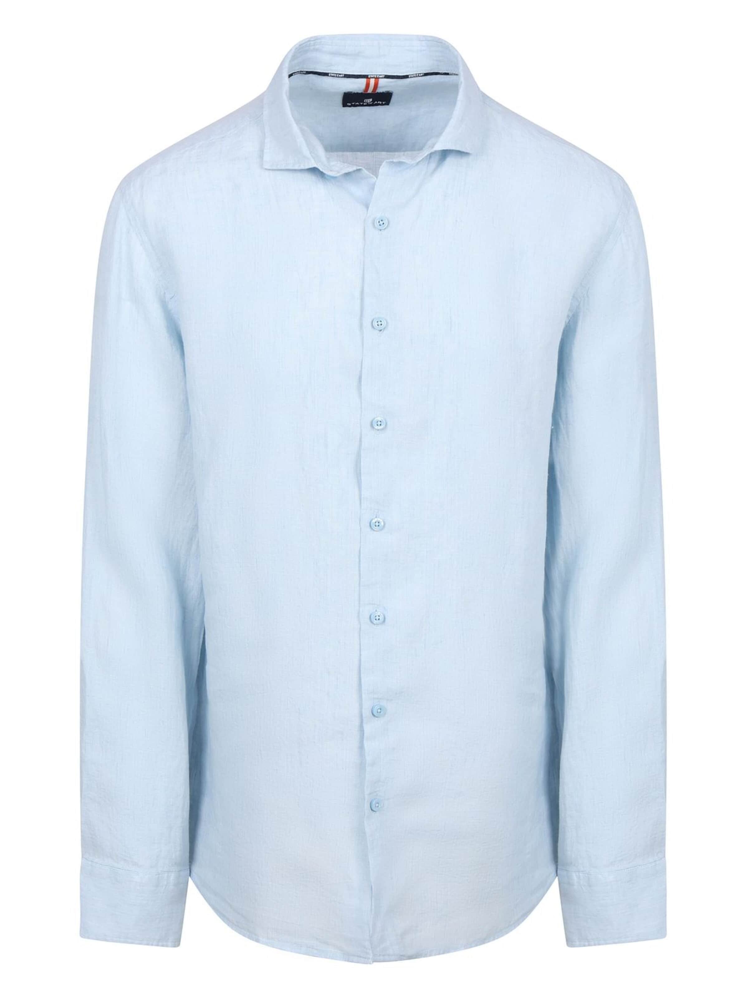 State of Art Overhemd in Blauw: voorkant