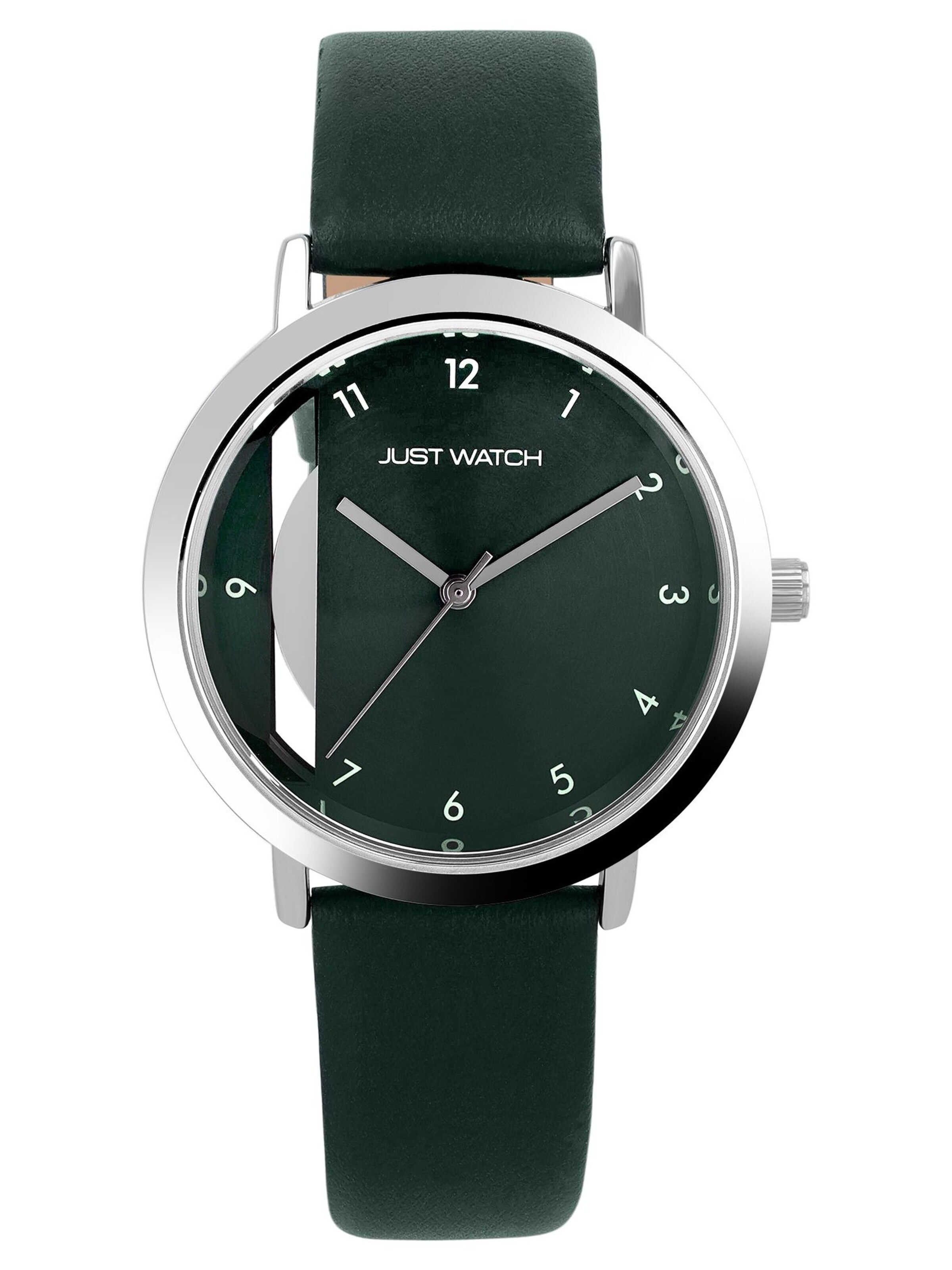 Just Watch Analog Watch 'Mila, Datumsanzeige' in Green
