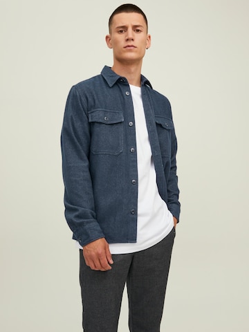 JACK & JONES Tussenjas 'Mark' in Blauw: voorkant