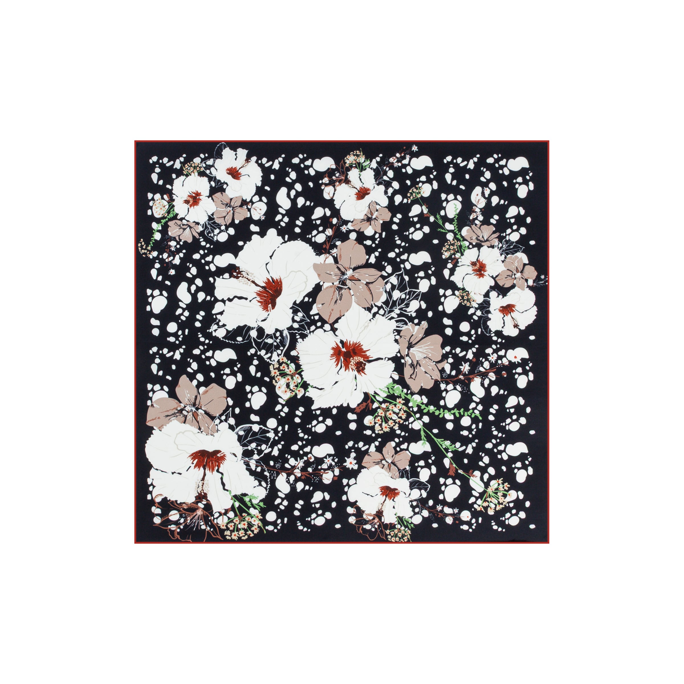 Foulard ' Dea ' di Roeckl in nero: frontale