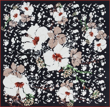 Foulard ' Dea ' di Roeckl in nero: frontale