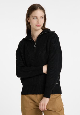 DreiMaster Vintage Sweater in Black: front