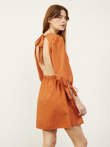 Robe 'Carly' Aligne en marron