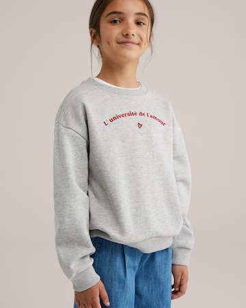 WE Fashion Mikina – šedá: přední strana