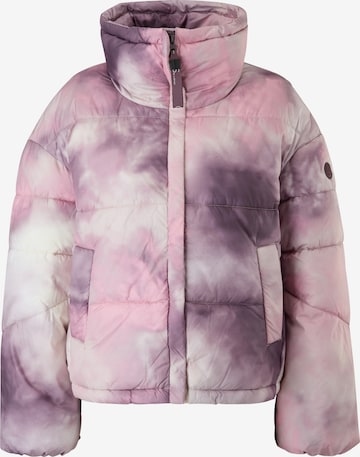 QS Between-Season Jacket in Purple: front