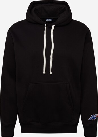 DIESEL - Sudadera 'UMMERIB' en negro: frente