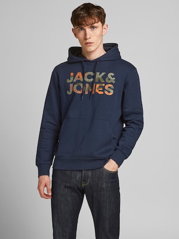 JACK & JONES Sweatshirt 'Soldier' in Blau: predná strana