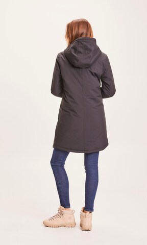 KnowledgeCotton Apparel Parka 'Jasmine' in Schwarz