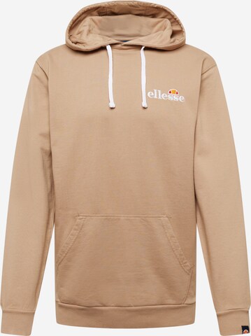 ELLESSE Sweatshirt 'Tinctoria' in Brown: front