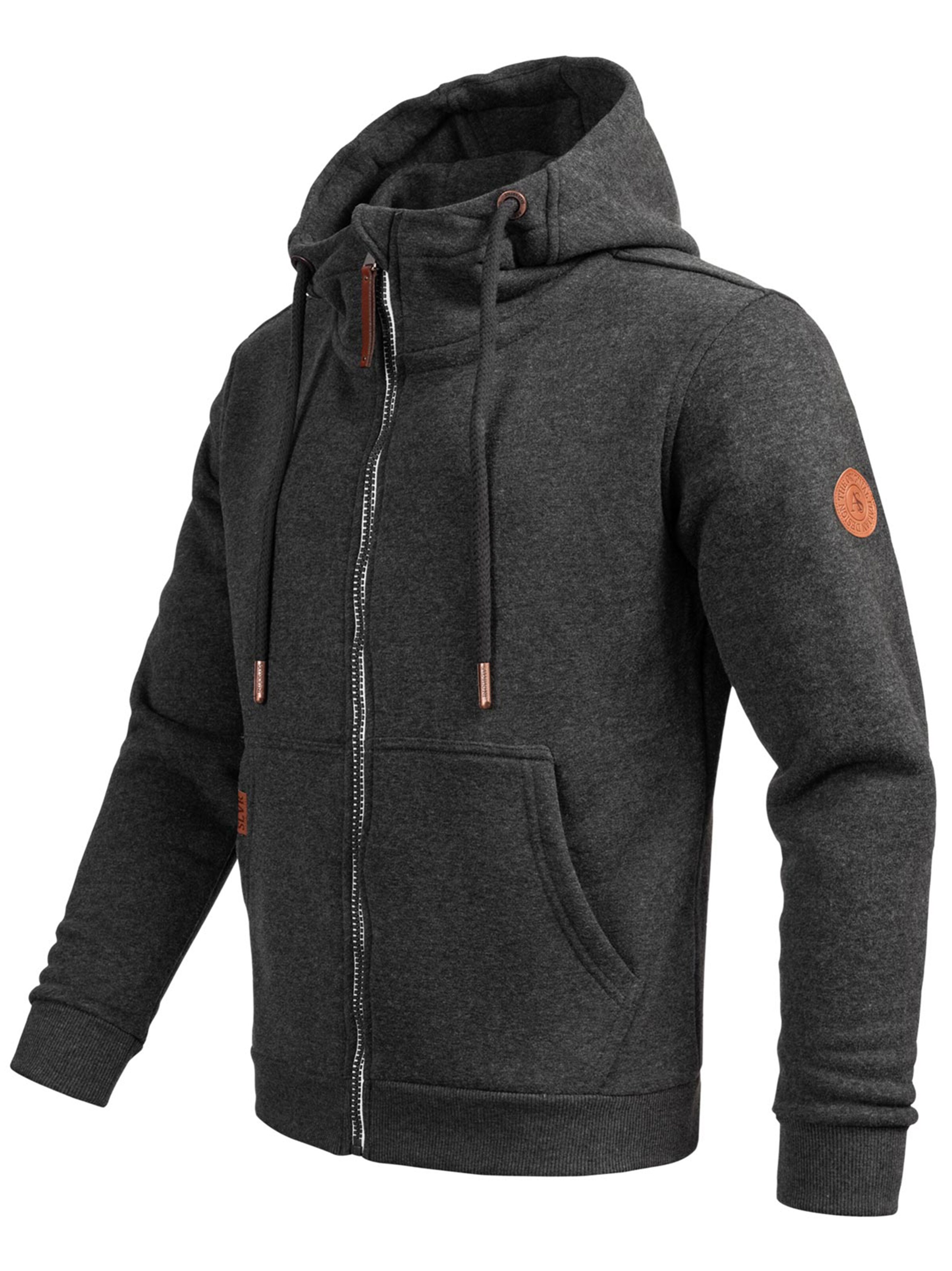 Alessandro Salvarini Sweat jacket 'Geenio' in Grey