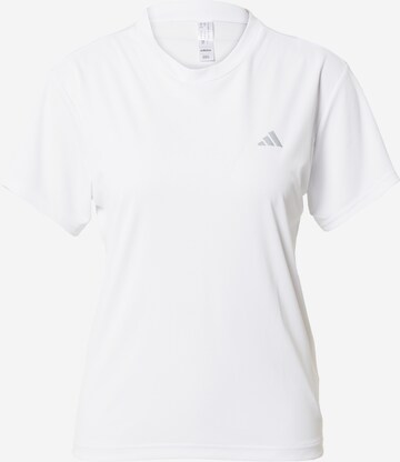 ADIDAS PERFORMANCE Functioneel shirt 'Run It' in Wit: voorkant